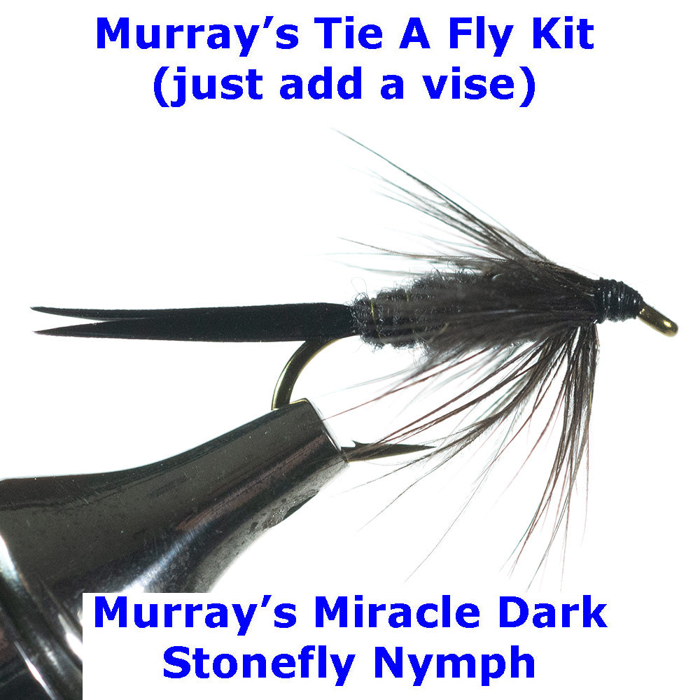 Murray's Miracle Dark Stonefly Nymph Fly Tying Kit – Murray's Fly Shop
