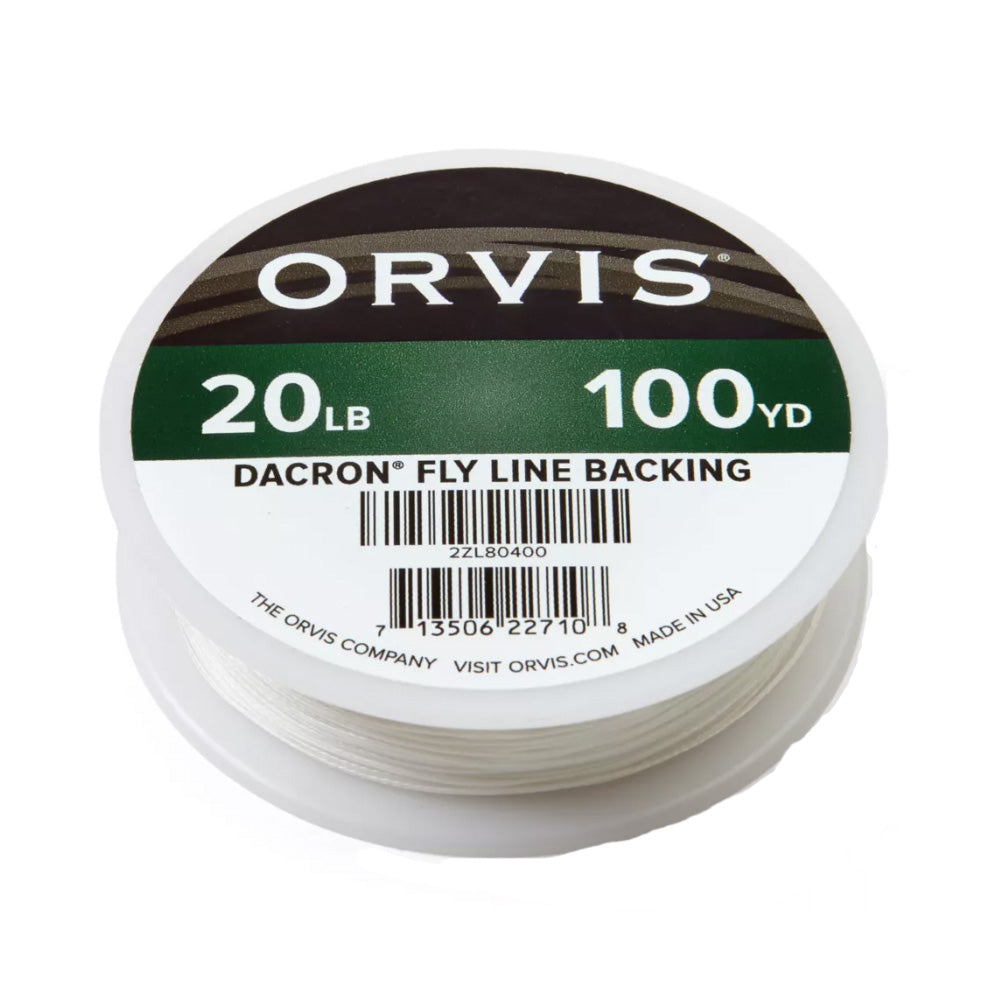 Orvis Dacron Backing 20 lbs 100 Yards White
