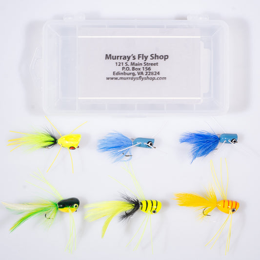Flies, Poppers, Popping Bugs, Bass & Panfish – tagged Bass Fly  Assortments – Murray's Fly Shop