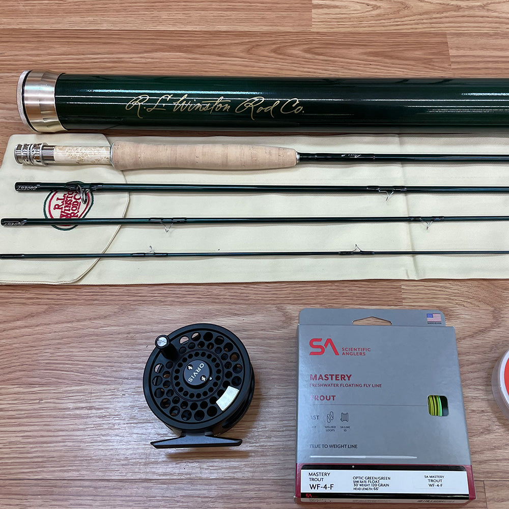 Winston Pure2 904-4 Fly Rod and Reel Outfit