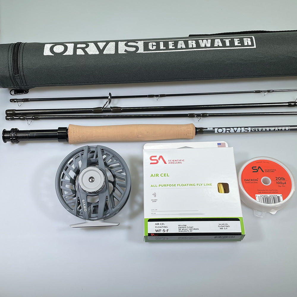 Orvis Clearwater 905-4 fly rod and reel outfit with NEW Clearwater III Reel