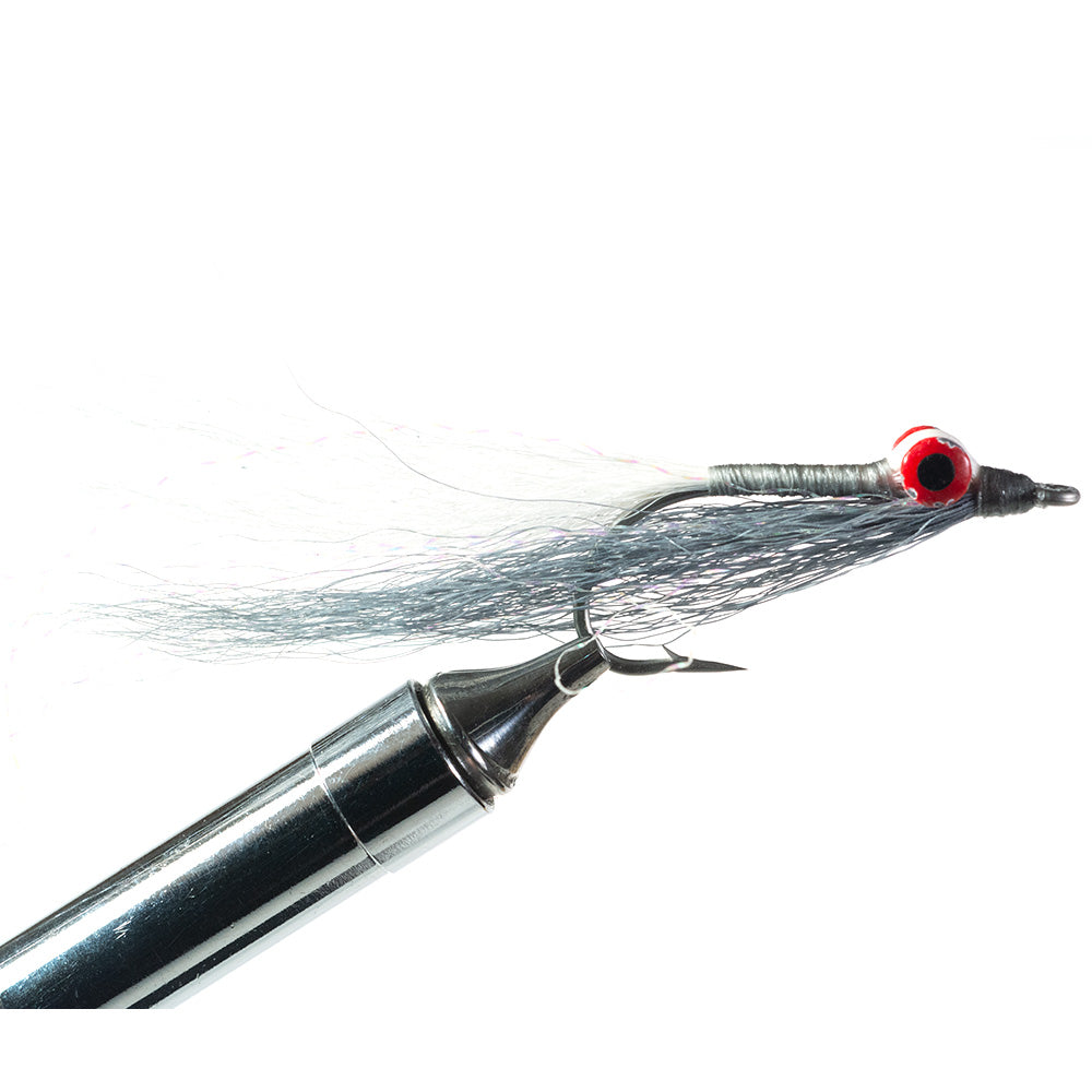 Clousers Clouceiver Deep Minnow Grizzly Green - Streamer Fly Fishing F