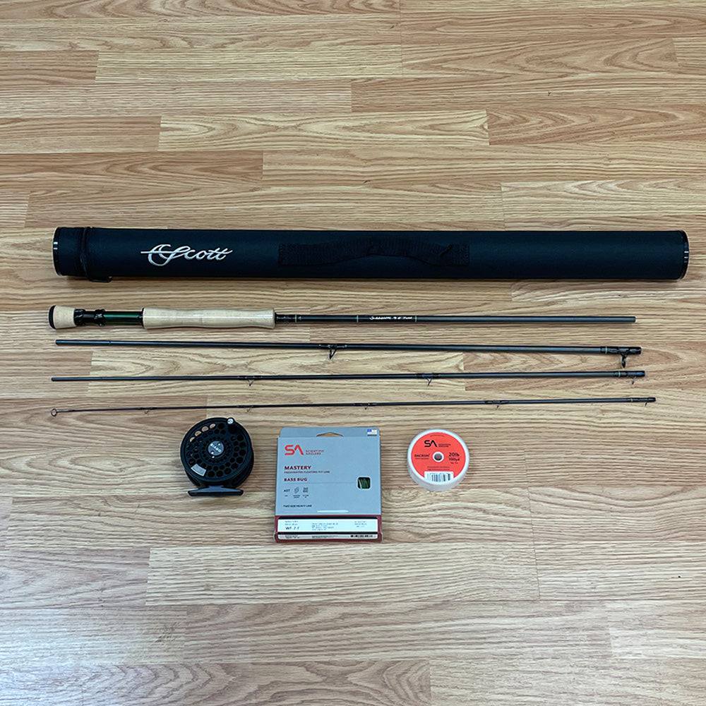 Scott Session 9ft 7-weight 4pc fly rod and reel outfit