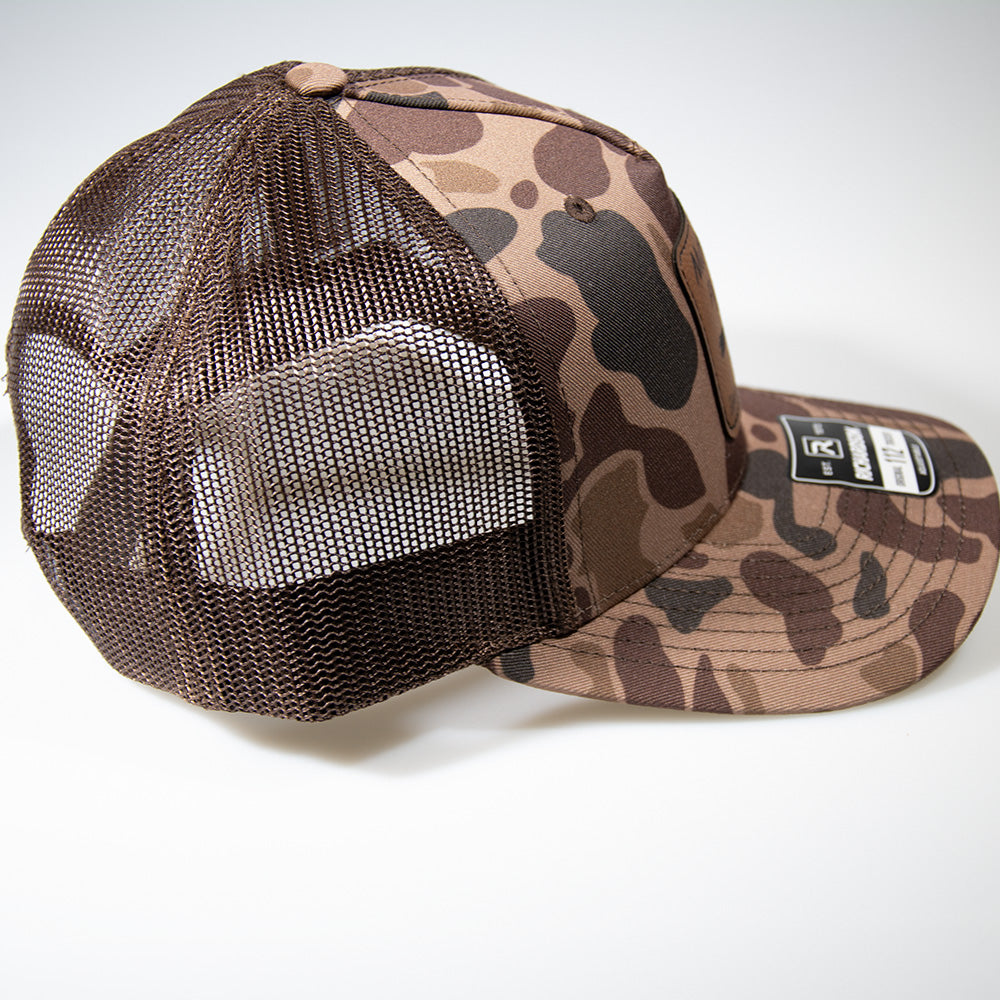 MFS Trucker 112 Hat w Leather Patch