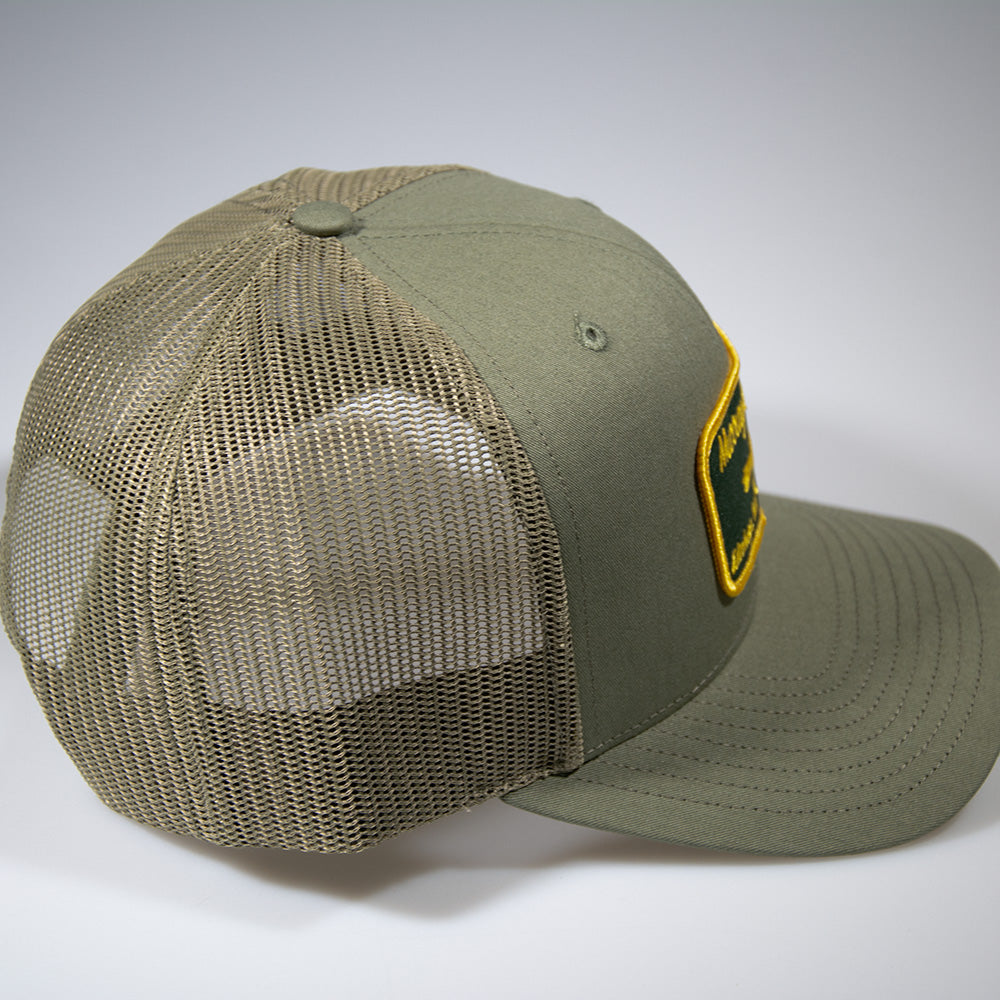 Murray's Trucker 112 Popper hat in Loden