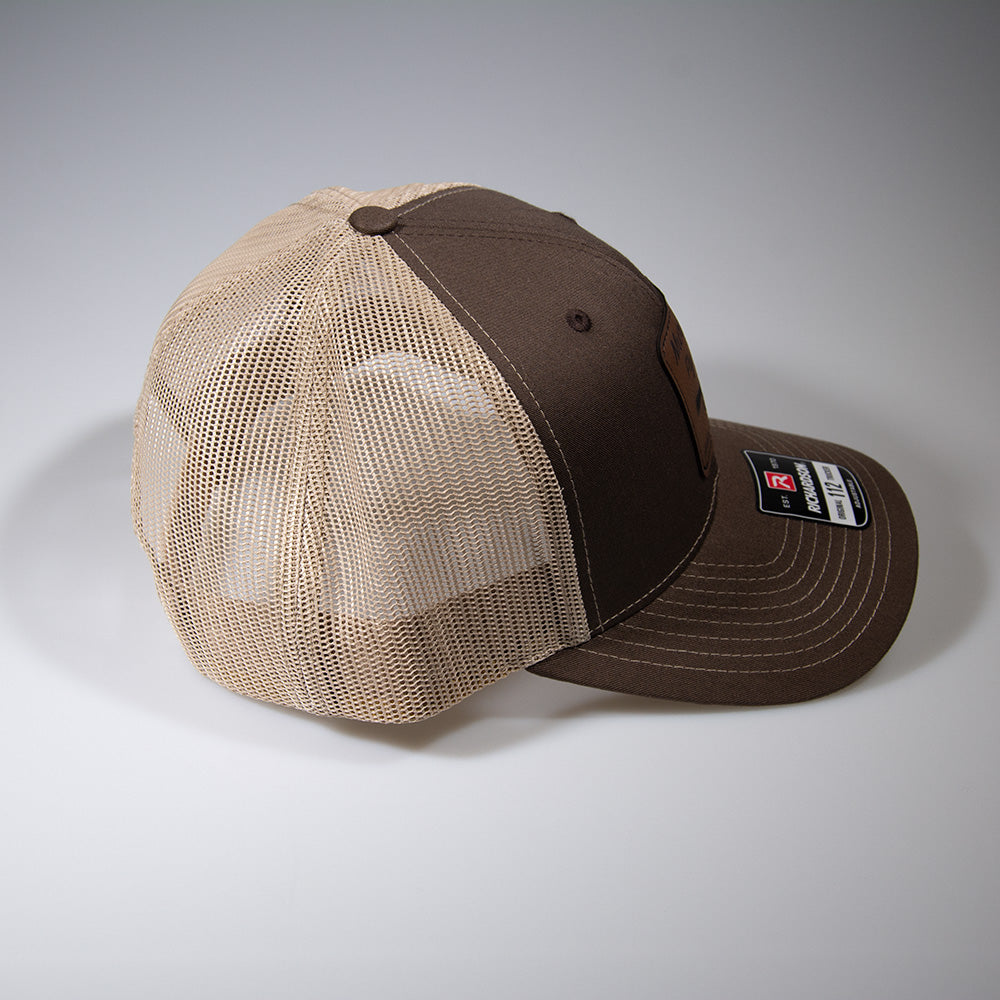 MFS Trucker 112 Hat w Leather Patch