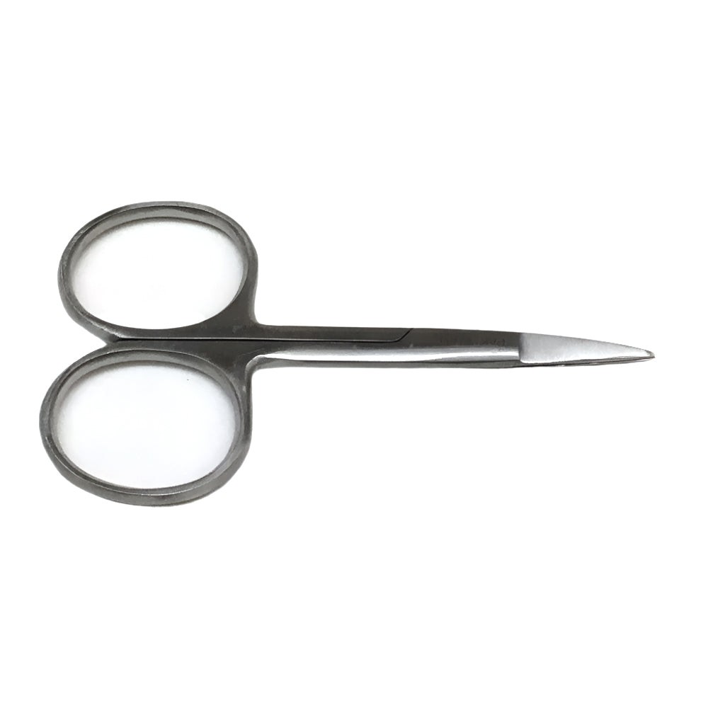 3 1/2" Straight Fly Tying Scissors medium tip shown on a white background