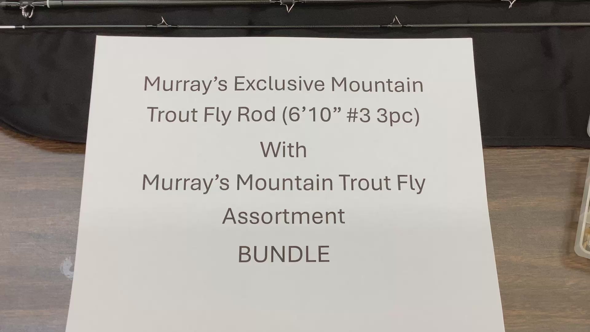 Video discussing the Murray Mountain Trout Fly Rod by Scott Fly Rods