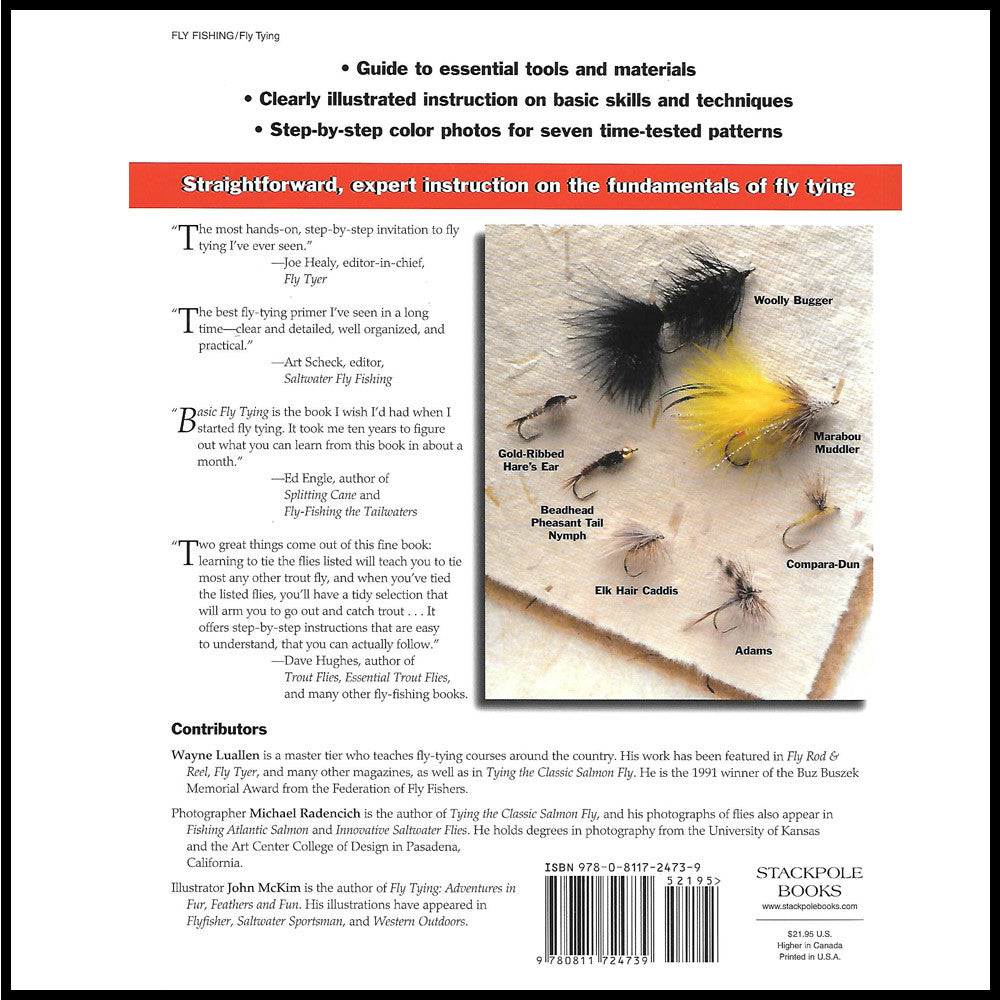 Basic Fly Tying - Book - Luallen, Radencich, McKim - Murray's Fly Shop