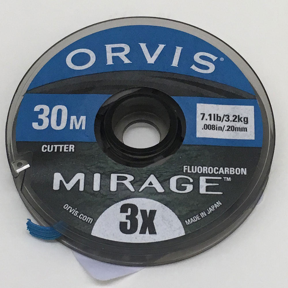 Orvis Mirage Fluorocarbon Tippet Leader Material 30m Spool